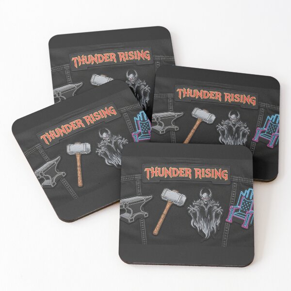 Item preview, Thunder Rising Black Denim Back Patch designed and sold by ChiefAmbition71.