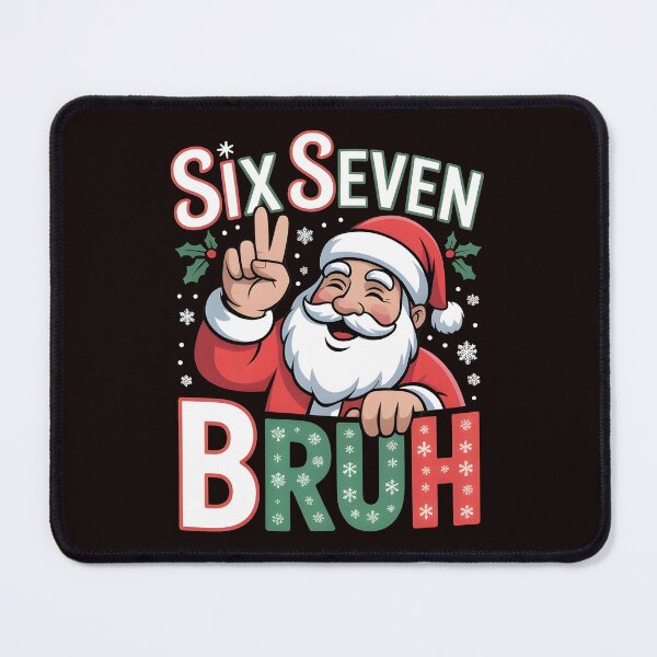 Item preview, 67 Meme Xmas Santa – Six Seven Bruh Holiday Slang Design designed and sold by Redgiant87x.