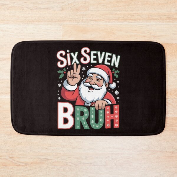 Item preview, 67 Meme Xmas Santa – Six Seven Bruh Holiday Slang Design designed and sold by Redgiant87x.