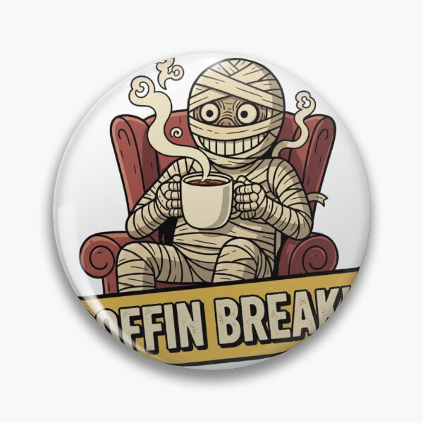 Item preview, Funny Mummy Coffee Break Lazy Egyptian Morning Drinker designed and sold by MythicPattern.