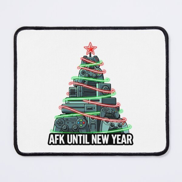 Item preview, AFK Until New Year Gamer Christmas Tree designed and sold by FelixnRobinus.