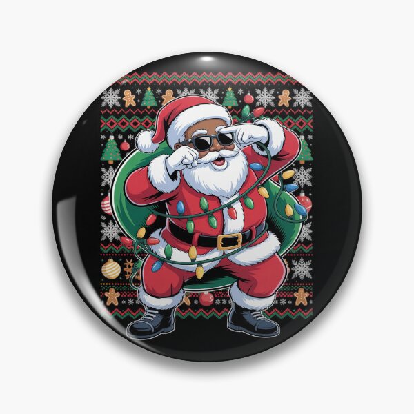 Item preview, Womens Dabbing Santa Xmas Lights Pajamas Ugly Christmas Sweaters  designed and sold by MicanCuteStore.