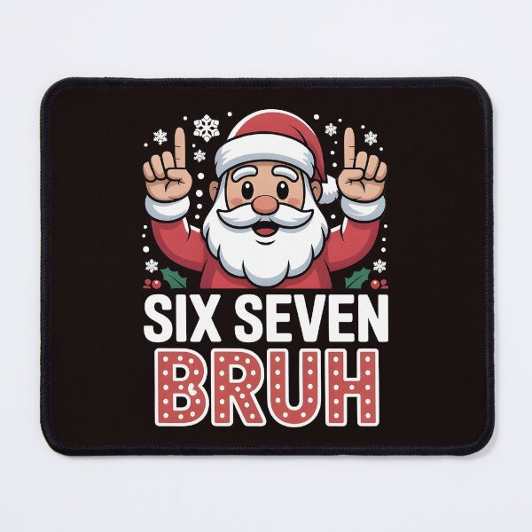 Item preview, Six Seven Bruh Santa – Trending Meme Christmas Shirt for Funny Santa Fans designed and sold by Redgiant87x.