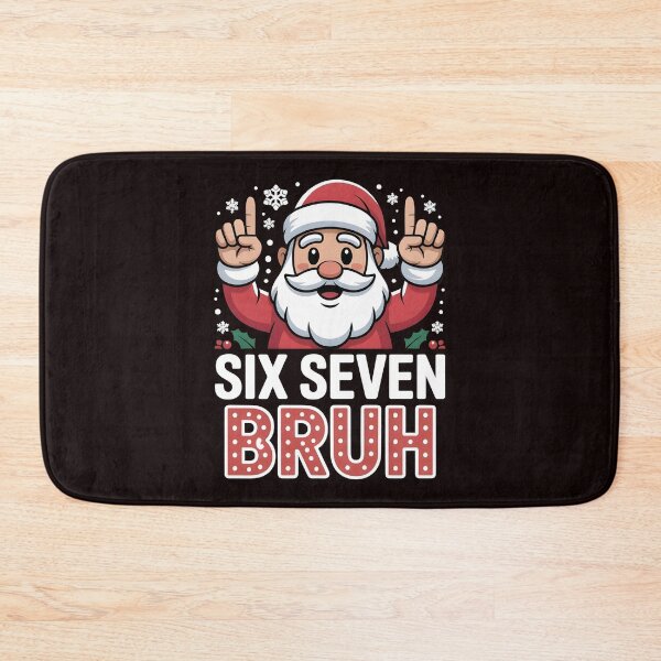 Item preview, Six Seven Bruh Santa – Trending Meme Christmas Shirt for Funny Santa Fans designed and sold by Redgiant87x.