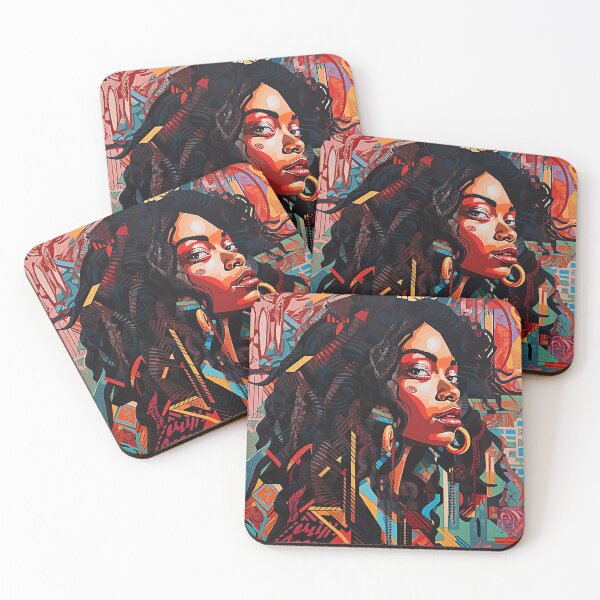 Item preview, "Bold Urban Portrait of Strength and Culture" designed and sold by Daisy Doodles.