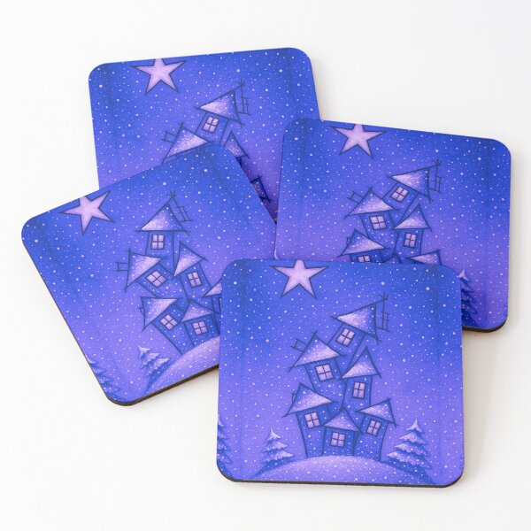 Item preview, Whimsical Christmas Houses designed and sold by Ewa Miller.