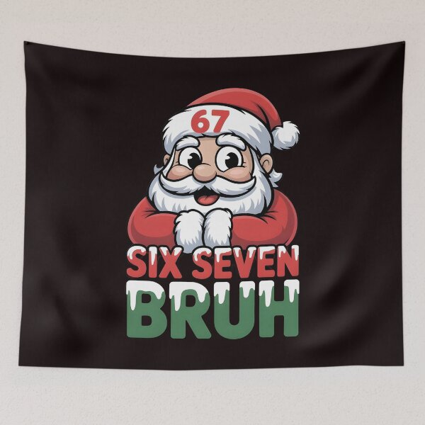 Item preview, Funny Santa Meme – Six Seven Bruh Xmas Design for 67 Meme Fans designed and sold by Redgiant87x.