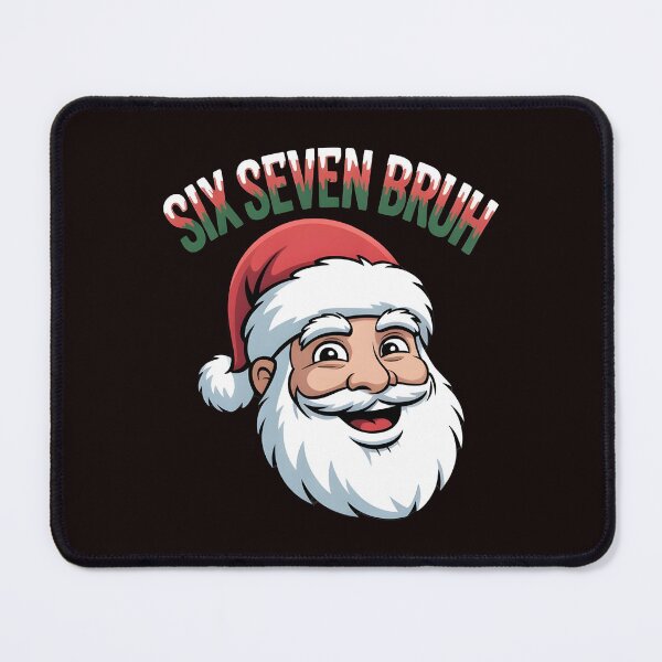 Item preview, Six Seven Bruh Santa – Viral 67 Meme Christmas Pun Gift Idea designed and sold by Redgiant87x.