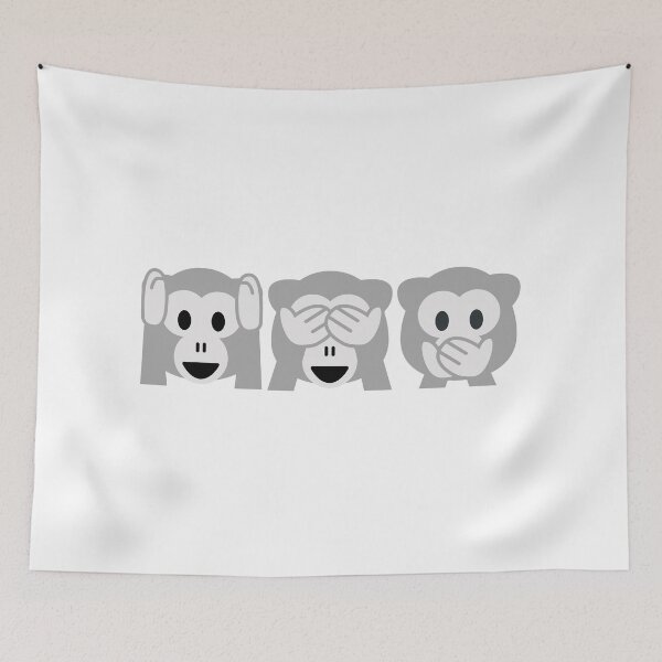 Item preview, hear no see no speak no designed and sold by indigoismyaura.