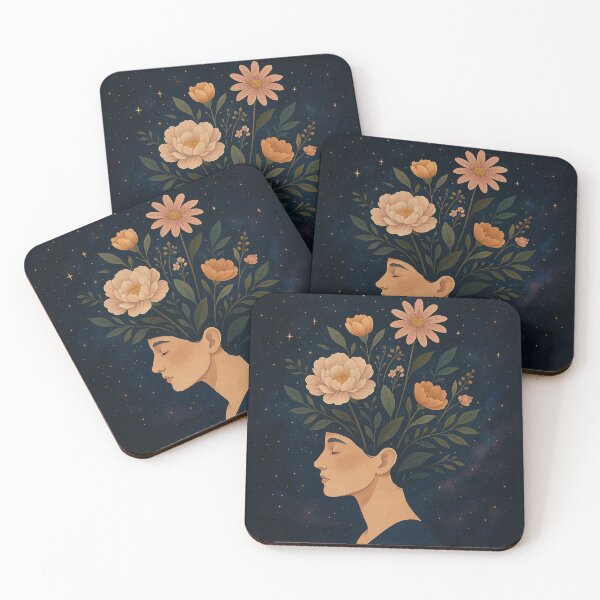 Item preview, Celestial Floral Fusion Botanical Illustration designed and sold by Catiess.