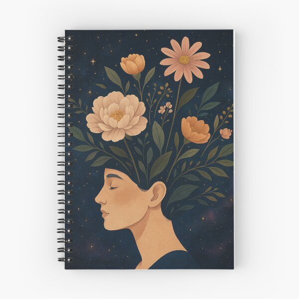 Item preview, Celestial Floral Fusion Botanical Illustration designed and sold by Catiess.
