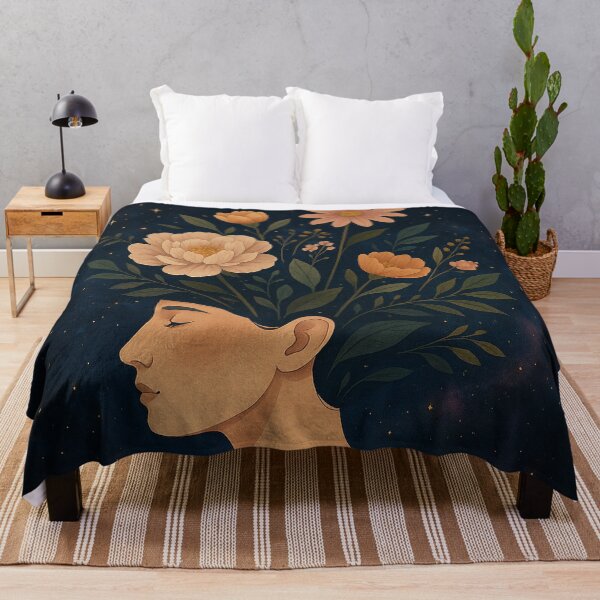 Item preview, Celestial Floral Fusion Botanical Illustration designed and sold by Catiess.