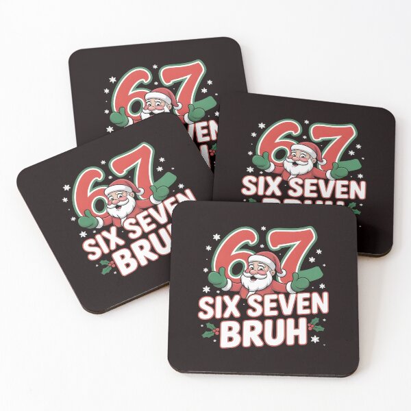 Item preview, Six Seven Bruh Christmas Santa – Funny Meme Slang Holiday Design designed and sold by Redgiant87x.