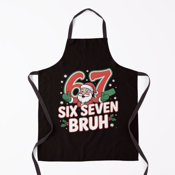 Item preview, Six Seven Bruh Christmas Santa – Funny Meme Slang Holiday Design designed and sold by Redgiant87x.