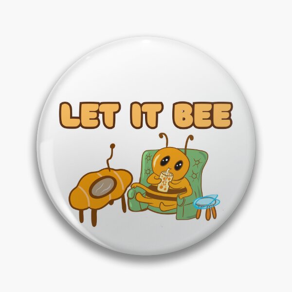 Item preview, Let It Bee – Relaxed Honey Bee bubble tea Design designed and sold by BigfeetLittlepaws.