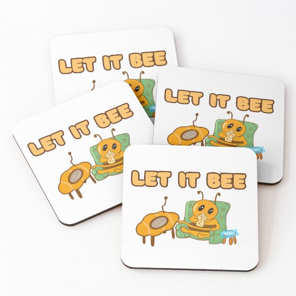 Item preview, Let It Bee – Relaxed Honey Bee bubble tea Design designed and sold by BritishDelights.