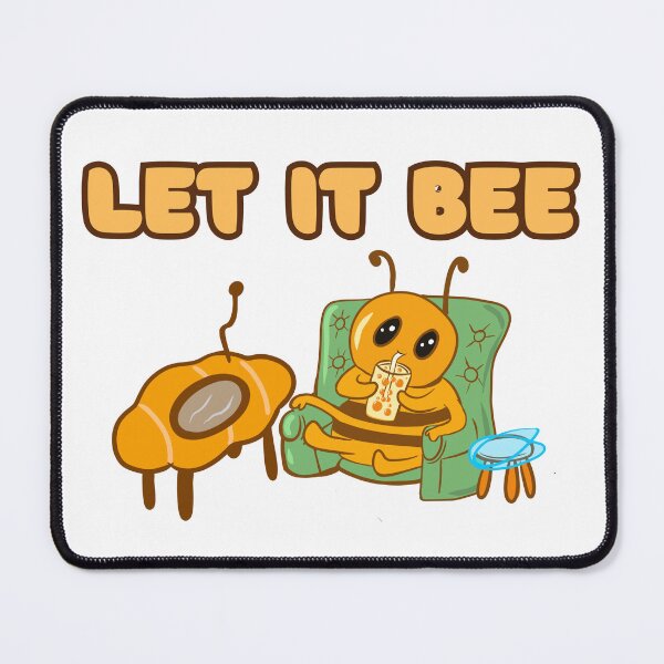 Item preview, Let It Bee – Relaxed Honey Bee bubble tea Design designed and sold by BritishDelights.
