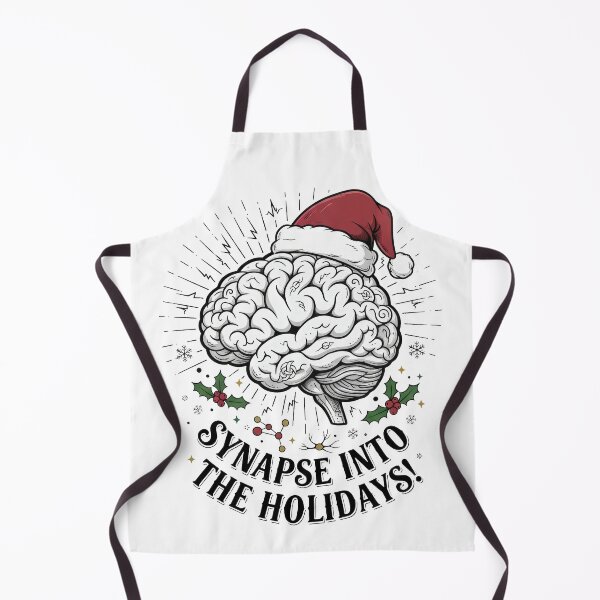 Artikelvorschau, Lustiges Weihnachts-T-Shirt zum Thema Gehirnforschung – Synapse in die Feiertage entworfen und verkauft von Gaviani Design Studio.
