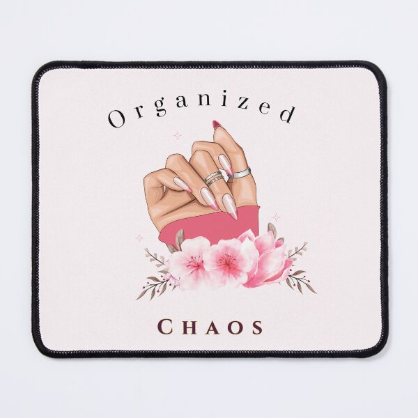 Item preview, Organized Chaos – Feminine Aesthetic Hand & Florals Design designed and sold by VelvetChaosCove.