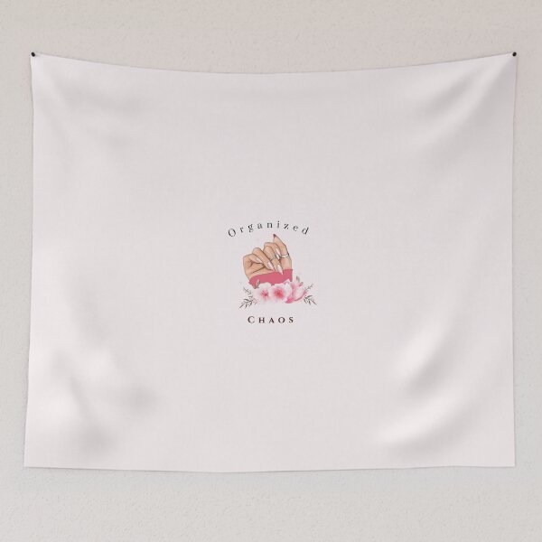 Item preview, Organized Chaos – Feminine Aesthetic Hand & Florals Design designed and sold by VelvetChaosCove.