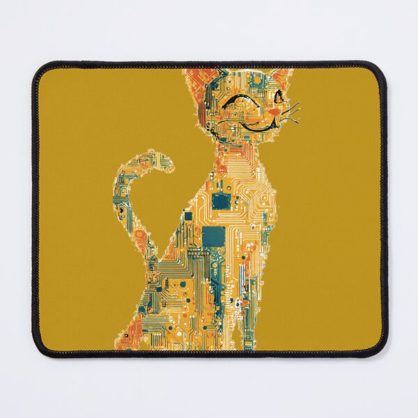 Item preview, Cyber Circuit Cat designed and sold by PlengPoomofArts.