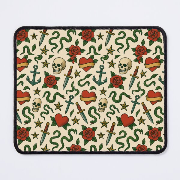 Item preview, American Traditional Tattoo Pattern Design designed and sold by Planetporridge.