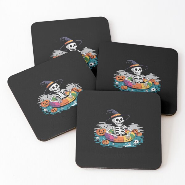 Item preview, Just Waiting For Halloween Skeleton Spooky Vibe Summer 1  designed and sold by MicanCuteStore.
