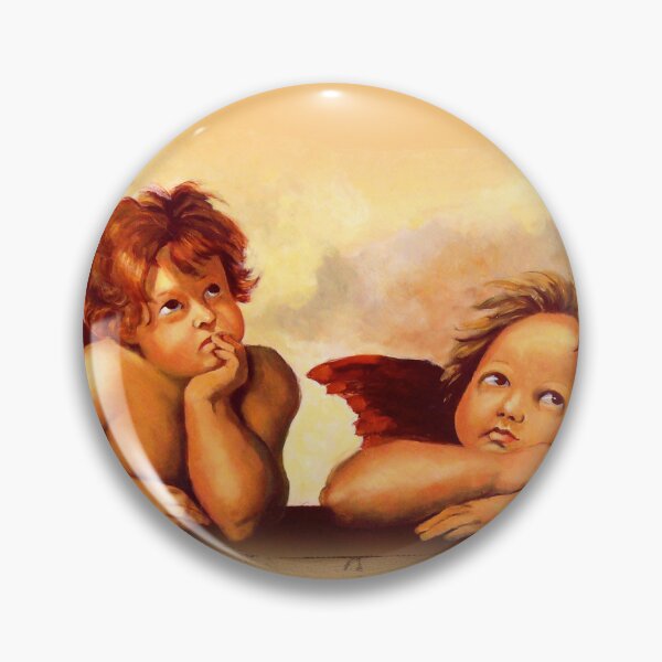 Item preview, After Raphael: Two Angel Cherubs, Painting designed and sold by JoyfulWhimsy.