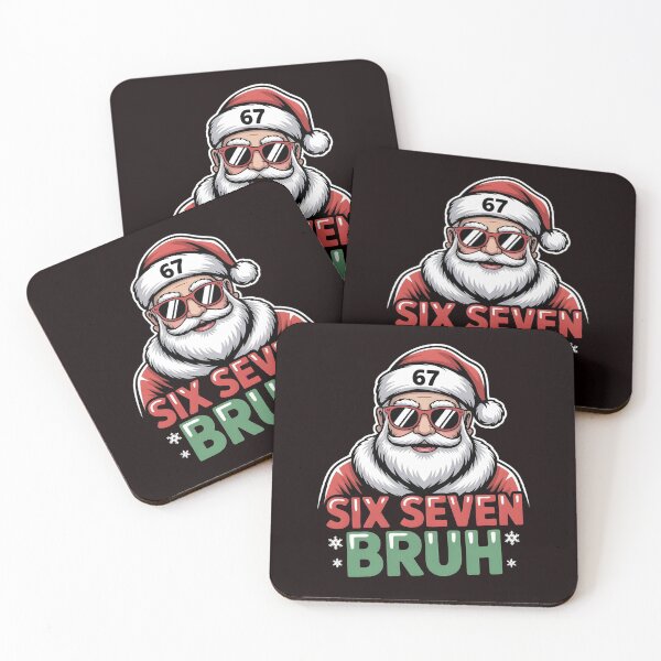 Item preview, Six Seven Bruh Santa – Funny Slang Meme Xmas Gift for Christmas Lovers designed and sold by Redgiant87x.