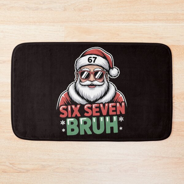 Item preview, Six Seven Bruh Santa – Funny Slang Meme Xmas Gift for Christmas Lovers designed and sold by Redgiant87x.