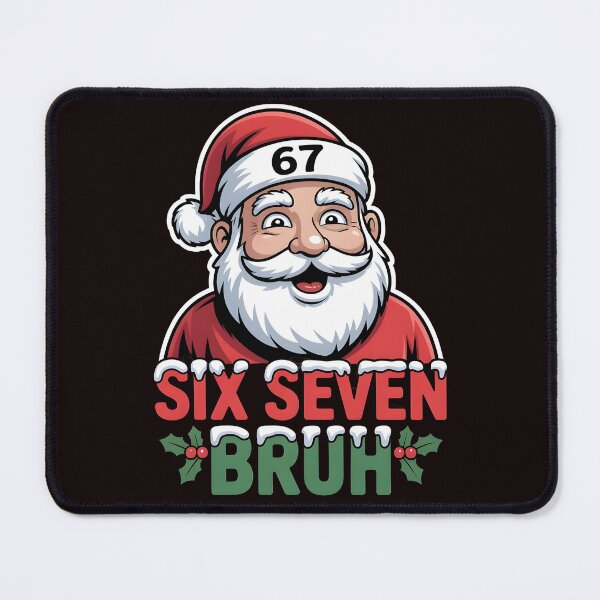 Item preview, Six Seven Bruh Santa – Cool 67 Meme Christmas Design with Slang Humor designed and sold by Redgiant87x.