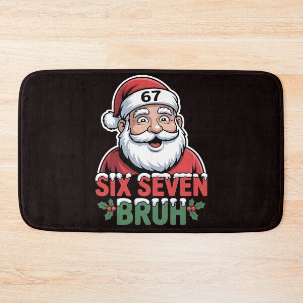 Item preview, Six Seven Bruh Santa – Cool 67 Meme Christmas Design with Slang Humor designed and sold by Redgiant87x.