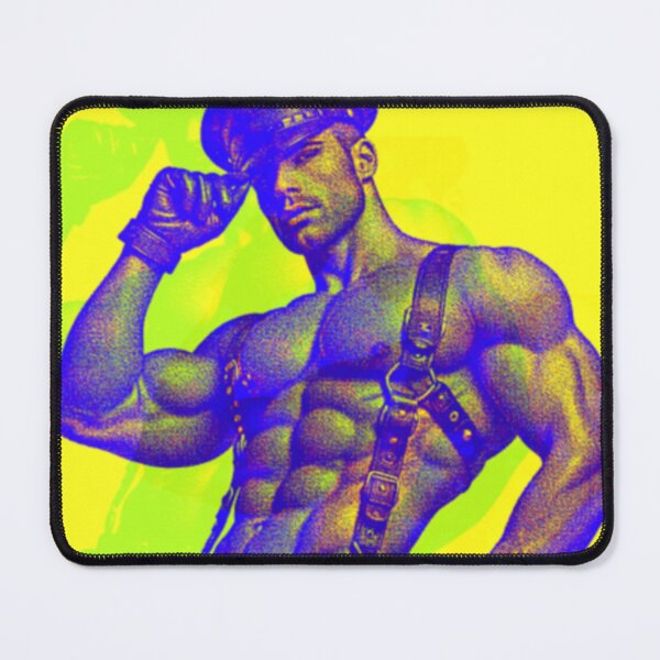 Item preview, Gay Leather Bar Pop Art "Club Heat" Leather Bar San Francisco Pride Graphic Design designed and sold by ItsAKinkThing.