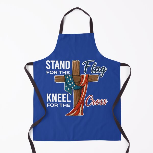 Item preview, Stand for the Flag Kneel for the Cross | Christian Patriotic Faith designed and sold by RobertKnow.