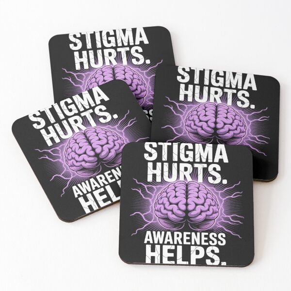 Item preview, Stigma Hurts Awareness Helps Brain designed and sold by DarylWelsh2024.