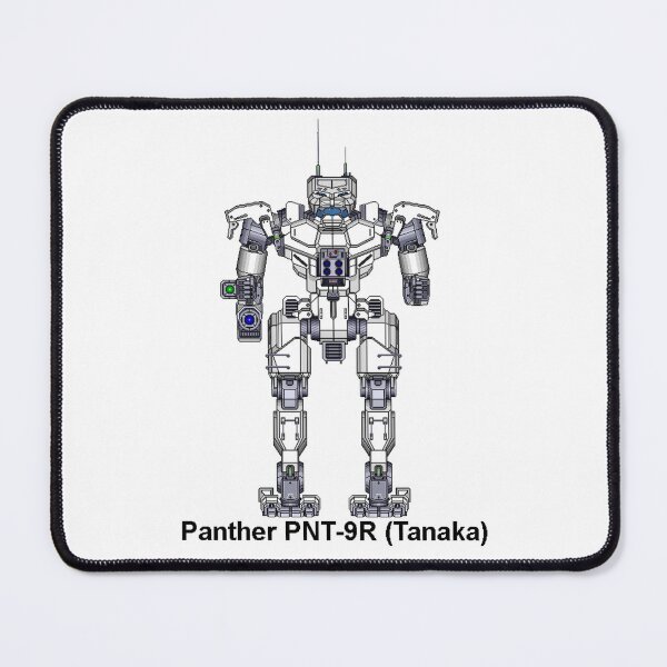 Item preview, Panther PNT-9R (Tanaka) (White) - Inner Sphere BattleMech designed and sold by DagleysDesigns.