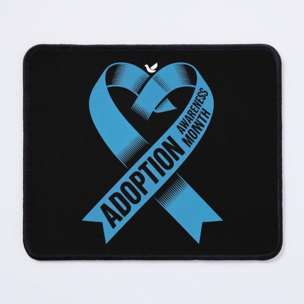 Item preview, Adoption Awareness Month Ribbon with Dove designed and sold by DarylWelsh2024.