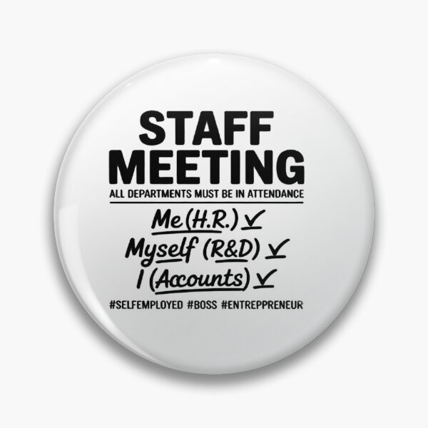 Item preview, Staff Meeting Business Entreprenuer  designed and sold by Mad Mama Designs.