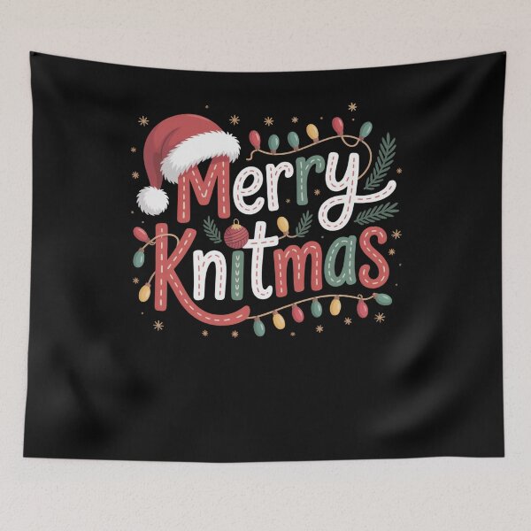 Item preview, Merry Knitmas Christmas Knitting Lover humor designed and sold by snowry.