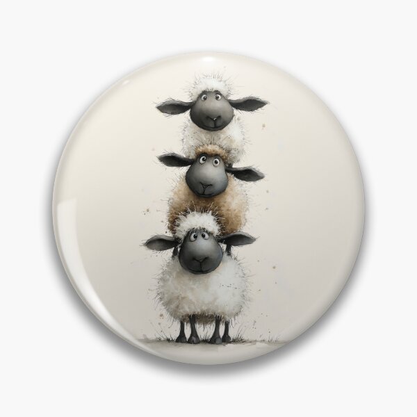 Item preview, Gorgeous Valaise Blacknose Sheep ' Top of the Mornin’ ' BY SHiRLeY MacARTHuR designed and sold by Shirley MacArthur Art.
