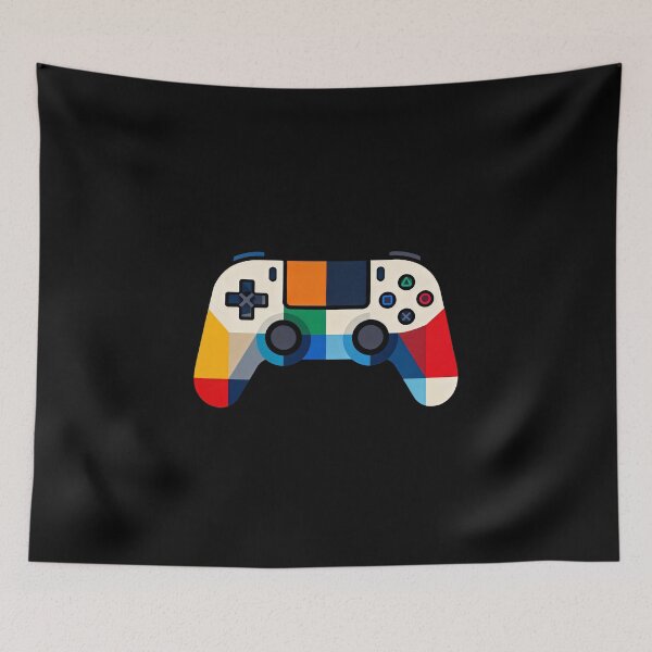 Item preview, Colorful Geometric Patchwork Game Controller designed and sold by LuckCraftStudio.