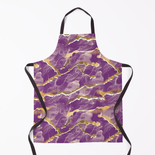 Item preview, Golden Veins Cosmic Violet Marble Abstract designed and sold by susycosta.