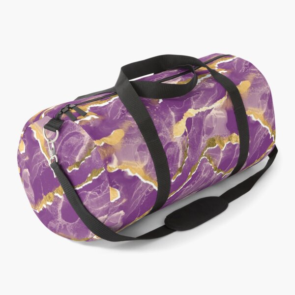 Item preview, Golden Veins Cosmic Violet Marble Abstract designed and sold by susycosta.