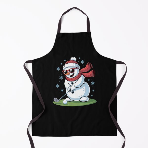 Item preview, Funny Snowman Golfing Christmas Golfer humor designed and sold by snowry.