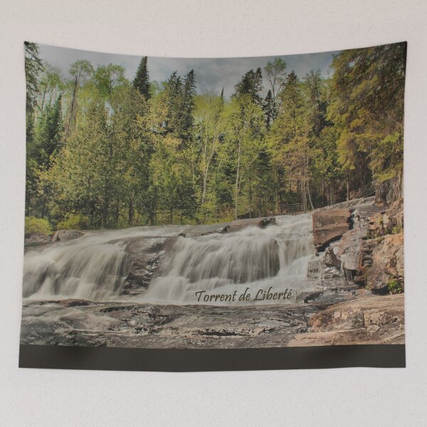 Item preview, Waterfall in the Laurentians accessible by a trail! designed and sold by Production Art Manon Meilleur.
