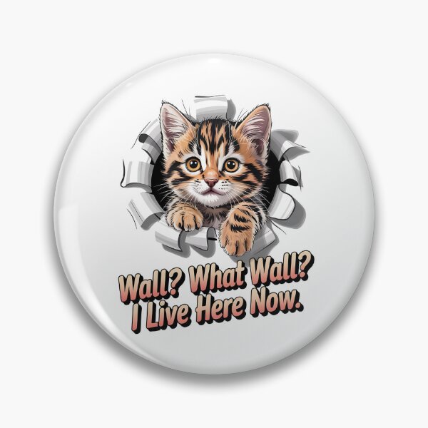Item preview, Sarcastic cat - Funny cat - Peeking cat - Cat through wall - Judgmental cat - Spy cat - Cat surveillance - Moody cat - Cat hole watcher designed and sold by JansenGS.