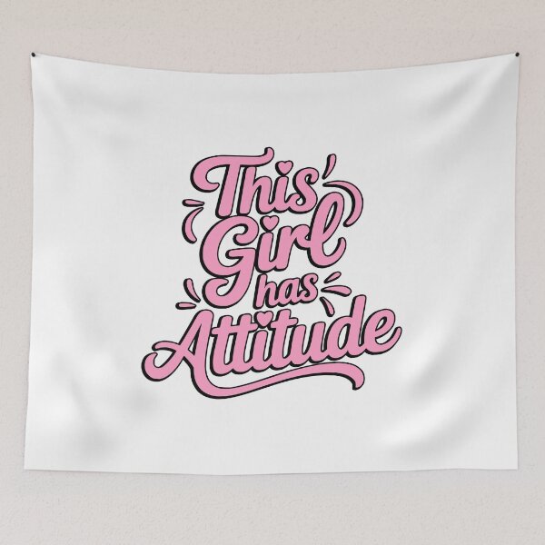 Item preview, ¡Esta chica tiene carácter! Regalo rosa para chicas designed and sold by PMCreative.