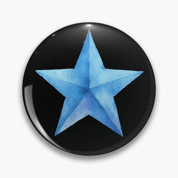 Item preview, Blue Watercolor Star designed and sold by Jeallan Designs.