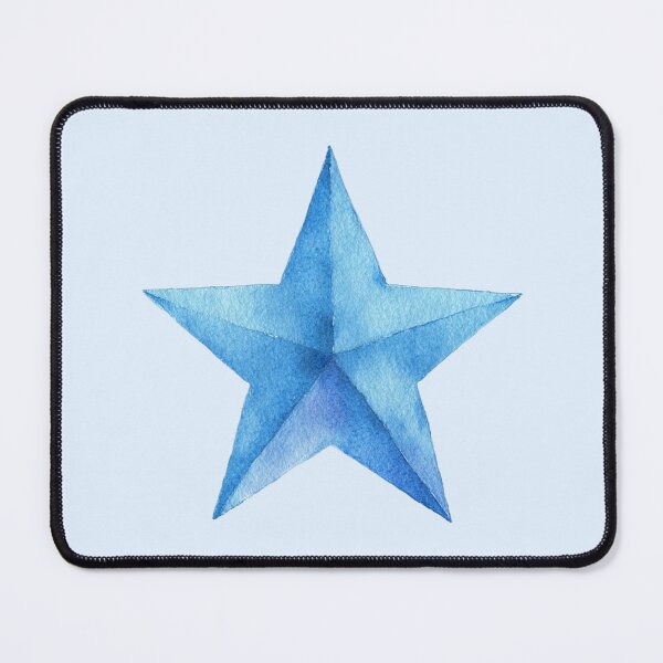 Item preview, Blue Watercolor Star designed and sold by Jeallan Designs.