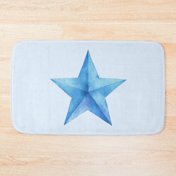 Item preview, Blue Watercolor Star designed and sold by Jeallan Designs.